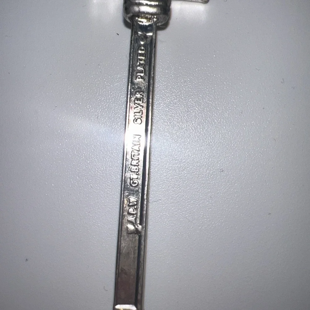 Vintage Souvenir Spoon US Collectible Calf‎ Roping Silver Plated Utah